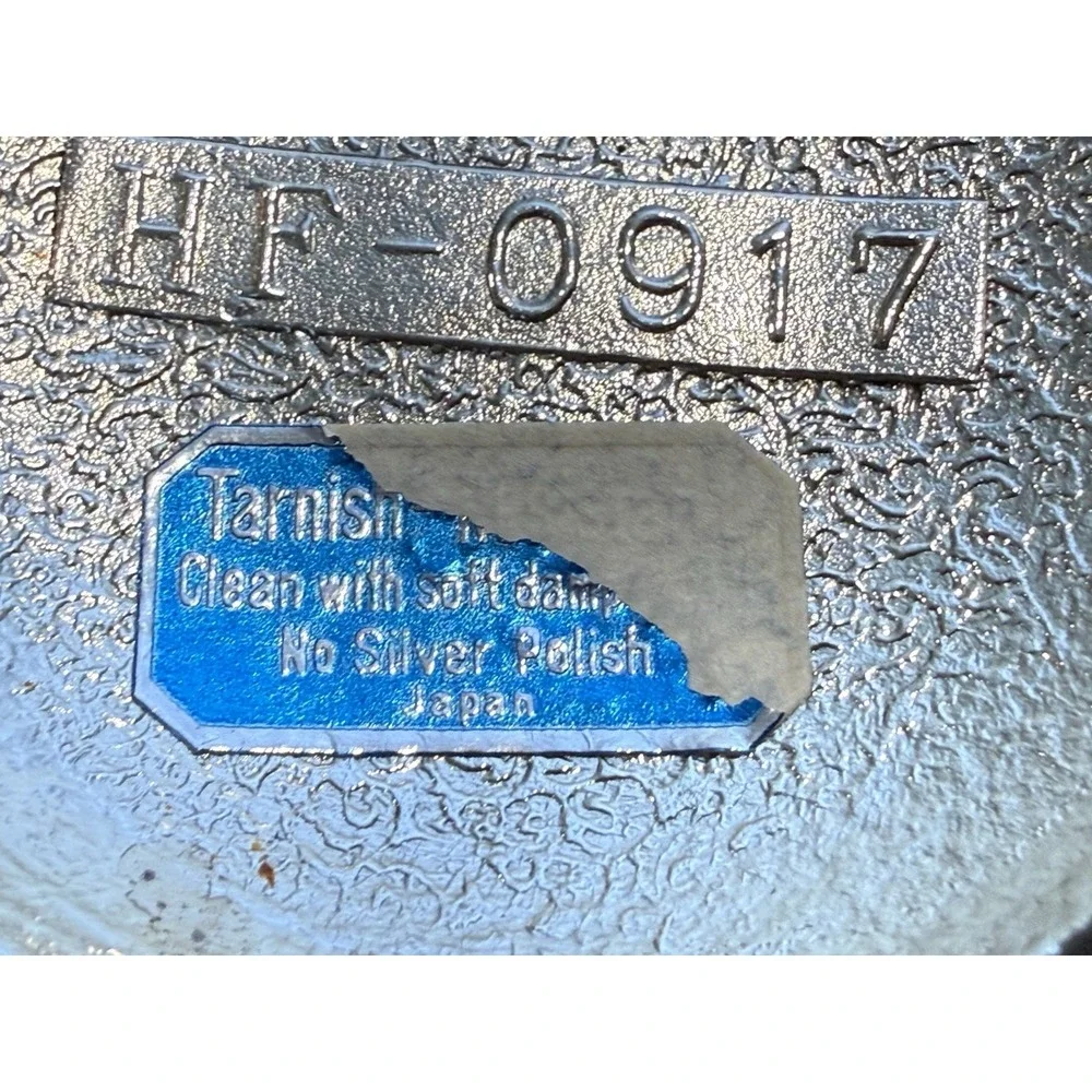 Harrison Fisher Sugar Bowl HF-0917 Silver Plated Floral Sugar/Condiment Repousse
